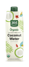 365 by Whole Foods Market, Organic Coconut Water, 33.8 Fl Oz